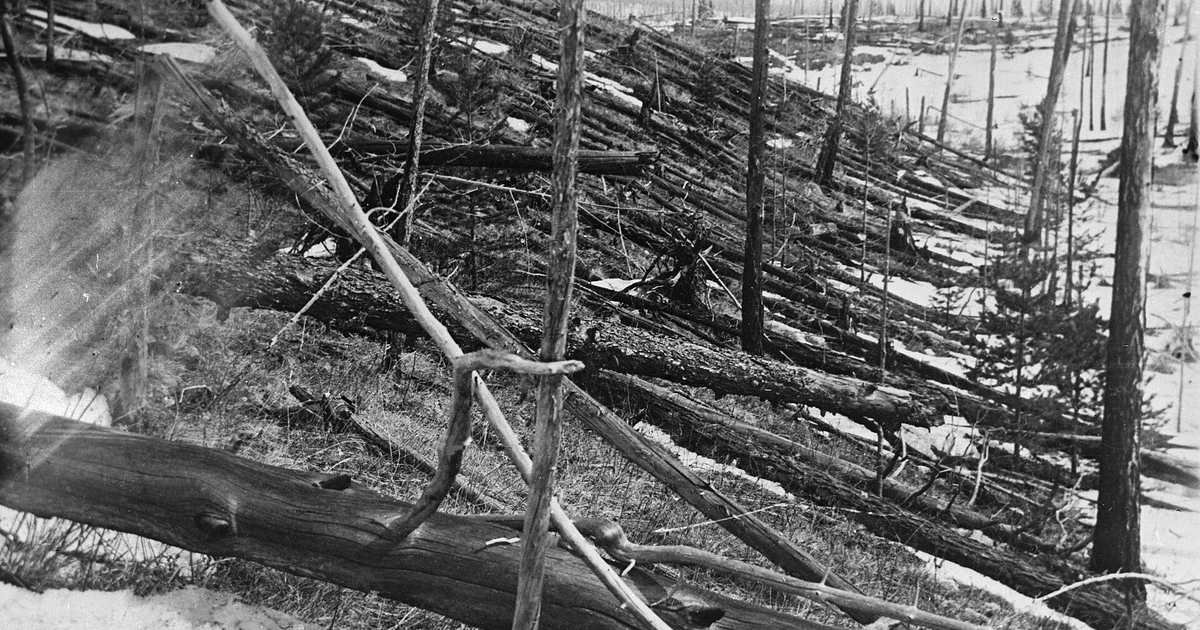 Tunguska: the blast that flattened 2,000 km² of Siberian forest without leaving a crater