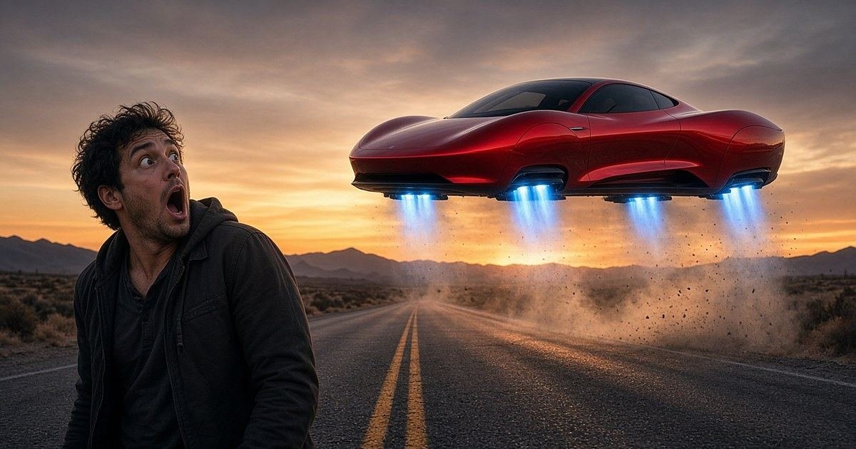 El auto que dio una vuelta en el aire y saltó sobre un camión: así es el nuevo Tesla Roadster con propulsores de cohete